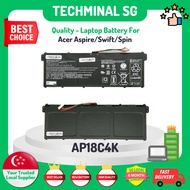 TECHMINAL - AP18C4K Battery Replacement for	Acer Aspire 3 A315-42 A315-54 Aspire 5 A514-52 A515-43 A