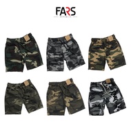 Short Pants Kids Army Camouflage, Seluar Pendek Celoreng Tentera Kanak Kanak (2Tahun - 12Tahun)