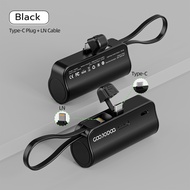 GOOJODOQ 4000mAh Lightning Port Power Bank | Portable Mini Powerbank for IOS iPad iPhone Airpod Andr