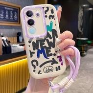 VIVO V29 5G V29E 5G V29 Pro 5G Case Creative With Lanyard