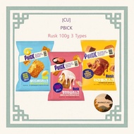 [CU] PBICK Rusk Snack 100g, 3 Flavors: Pollack Roe & Mayonnaise, Salted Butter, Caramel / Korea's Le