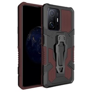 For Xiaomi Mi 11T / 11T Pro Armor Warrior Shockproof PC + TPU Protective Case