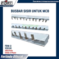 Busbar sisir jumper FBM-3 MCB 3 phase 100A 3p MERK FORT PANEL
