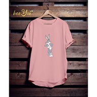 COOL BUGS TSHIRT/ BUNNY BUGS LOONEY IN PEACH TSHIRT Wanita BUNNY COLLECTION