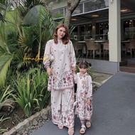 Aelin One Set Setcel Raya Tunic TopWanita Long Sleeve and Culottes Top Eid Suit By Irmalaila