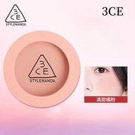 3CE Monochrome Powder Blusher Pink Tender Orange Powder Blusher Brighten Expand Naturally Beautify R
