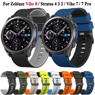 Vibe 8 Watch Strap For Zeblaze Vibe 8 7 Pro 7Pro Lite Stratos 4 3 Pro Btalk 3 2 GTR GTS 3 Pro Bracel