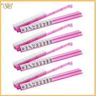 deveodo Compact Mahjong Racks Mahjong Rack Kit Portable Mahjong Rack Set with Pusher Heavy Duty Amer