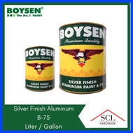 ▣ ┗ ▐ BOYSEN Silver Finish Aluminum Paint B-75 Liter