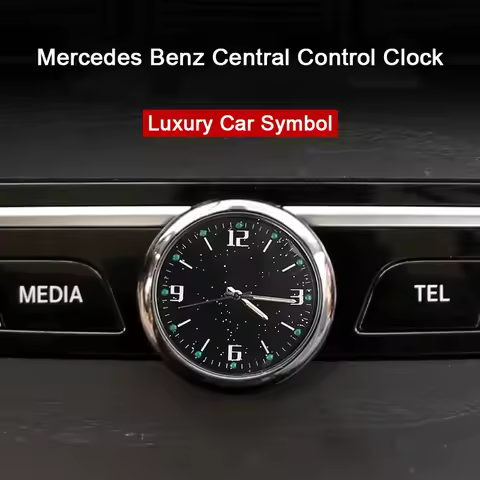 Central Control Clock Watch For Mercedes-Benz C E-class GLB GLC E300L GLC300 C260L Interior Supplies