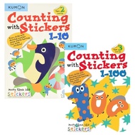 Kumon Counting with Stickers Book 1 to 10 (2+) / 1 to 100 (3+)