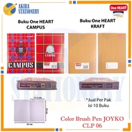 One Heart Notebook By Paper One Campus 36 Sheets BEST ONE Book/ Boxy Campuss Size Large B5/ 36 Sheet