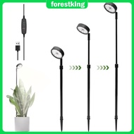 Height Adjustable Grow Lamp Full Spectrum Grow Light with 3/9/12H Timer Efficient LED Growing Light 