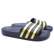 Adidas Adilette Aqua EG1758 Sandals - Core Black/Gold Metallic