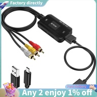Video Converter AV to -Compatible Video Converter 1080P  Cable Video Adapter Cable Audio -Compatible