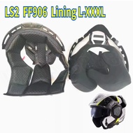 LS2 FF906 Rear Flip Up Helmet Original Inner Lining FF906 Full Helmet Cotton Lining L-XXXL