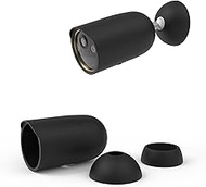 OkeMeeo Weatherproof Silicone Cover for Tapo MagCam 4K Solar C460 Model (Black, 1 Pack)
