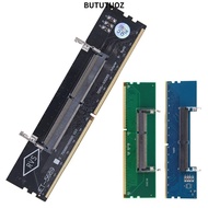 BUTUTUOZ SO-DIMM to DIMM Adapter, 4-Layered PCB Design 240pin 288pin DDR3 DDR4 DDR5 RAM Adapter Card