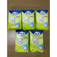 Dr P Value XL Travelling Diaper Pack 1 pkt(3pcs)/3pkt(9pcs)/5pkt(15pcs)