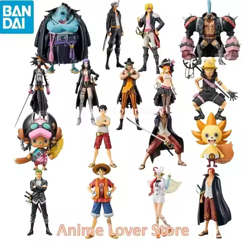 Bandai Banpresto Original One Piece DXF FILM RED Luffy Usopp Sanji Nami Jinbe Shanks Uta Zoro Anime 
