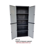 Plastic Shoe Cabinet 3feet/6feet  2 Door With 5 Tiers / Almari Kasut Plastik