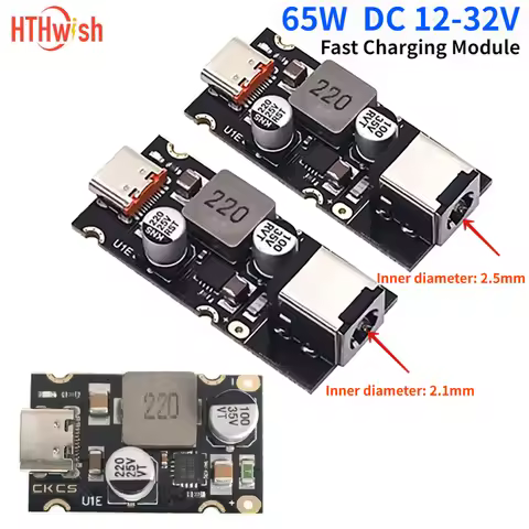 1pcs PD 65W Fast Charging Module DC 12-32V Type-C USB Interface Supports PD3.1 QC3.0 SCP PPS For Hua