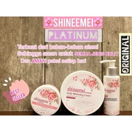 Shineemei paket badan PLATINUM Bleaching, Sabun &amp; Lotion Berkualitas