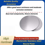 420J1 420J2 Stainless Steel Round Plate Disc 2Cr13 3Cr13 Martensitic Laser Cut Hardened Metal Sheet 