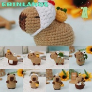 EBINLANDS Crochet Stuffed Animal Kit, DIY Set Beginner Capybara DIY Crochet Kit, with Crochet Hooks 