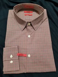全新Hugo Boss red label長袖全棉恤衫slim fit