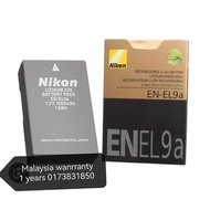 Nikon EN-EL9 Battery Original For Nikon DSLR D40 D60 D3000 D5000 (1 year warranty)