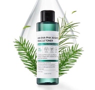 Some By Mi AHA BHA PHA 30 Day Miracle Toner 150ml. โทนเนอร์คลีนสิวช่วยผลัดเซลล์ผิวหนัง ให้ใบหน้าขาวกระจ่างใส ฟื้นฟูผิวให้นุ่มเด้ง เนียนสวย เหมือนผิวเด็กภายใน 30 วัน