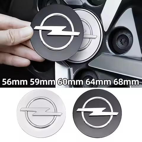 4pcs 56mm 59mm 60mm 64mm 68mm Wheel Center Cap Logo Hub Cover Badge Emblem for Opel Insignia Astra J