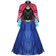 S-3XL Halloween Costume Frozen cosplay Anime Anna Dress Adult 9.14