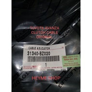 CLUTCH CABLE(ORGINAL)TOYOTA AVANZA 1.3(31340-BZ020)