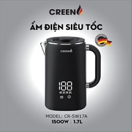 CREEN CR-SW17A Super Speed Kettle, Capacity 1500W, 1.7L, 304 Stainless Steel Inner, 360 Rotating Bas