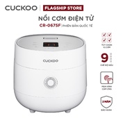 Nồi cơm điện tử Cuckoo 1.08L CR-0675 (tiếng Anh) - Lòng nồi chống dính - Chức năng điều chỉnh 3 vị c