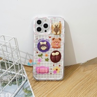 Softcase Transparant 3D Timbul For Oppo| {3D7} | Case 3D Timbul Oppo A5 2020 A764G A16 F9 A15 A5S A3