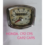 HONDA C92 C95 CA92 CA95 ORIGINAL M. P. H SPEEDO METER