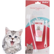 CODE O3X8 cat toothpaste Bioline dental set toothpaste for cat 5gr fresh friends toothpaste set spec