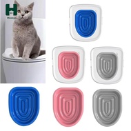 Homyl Cat Toilet Training Kit, Portable Cat Toilet Trainer, Pet Toilet Training Seat Tray Pet Cleani