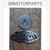 SPROCKET CAM 90L TIMING CHAIN GEAR SET WITH DEMAK EVO Z , DV110 , EVO ZR