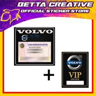 Volvo Car Logo Bundle Roadtax + VIP CARCOMBO  [ Betta Creative ]