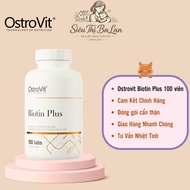 (auth standard) Ostrovit Biotin Plus 100 Tablets – Biotin & Zinc Supplement Pills
