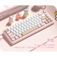 RK R65 customized MINI small portable single-mode wired RGB full-key plug-in mechanical keyboard