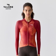 Genuine Valore Monton women's Sunae Red long-sleeved cycling shirt, super light, imported entirely f
