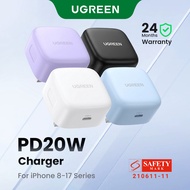 UGREEN 20W PD Fast USB Charger Quick Charge 4.0 3.0 Charger for iPhone 18 promax/17/16/15 Series