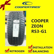 COOPER ZEON RS3-G1 Tyre Tayar (With Installation) 245/40R20 235/55R20 235/50R18 205/45R17 225/45R17 