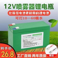 12v锂电池喷雾器锂电池12v大容量农用电动打药机音响照明灯蓄电池