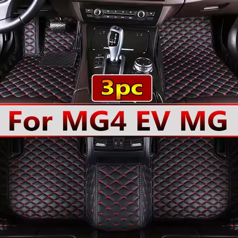 Car Floor Mats For MG4 EV MG Mulan EH32 2022 2023 2024 Hatchback Rug Leather Mat Cubre Pisos Para Au